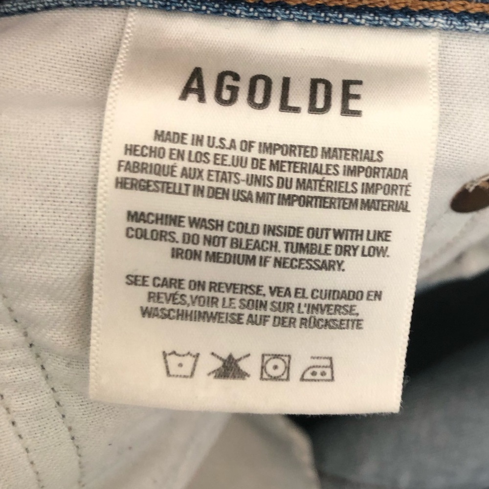 AGOLDE Riley High Rise Straight Crop Jeans - Picture 11 of 12